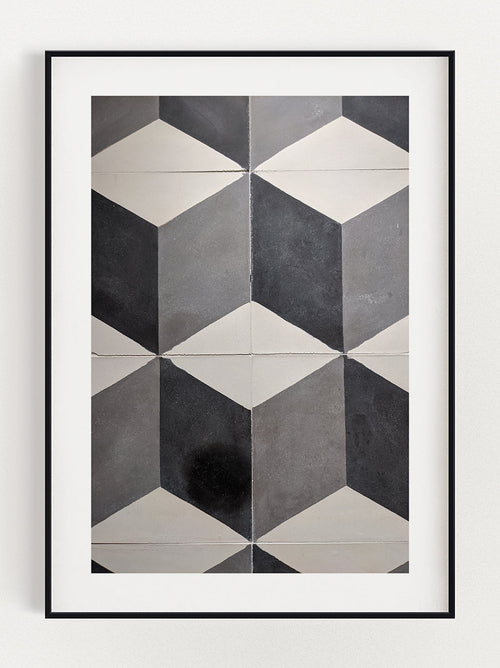 Cubes On The Wall Poster